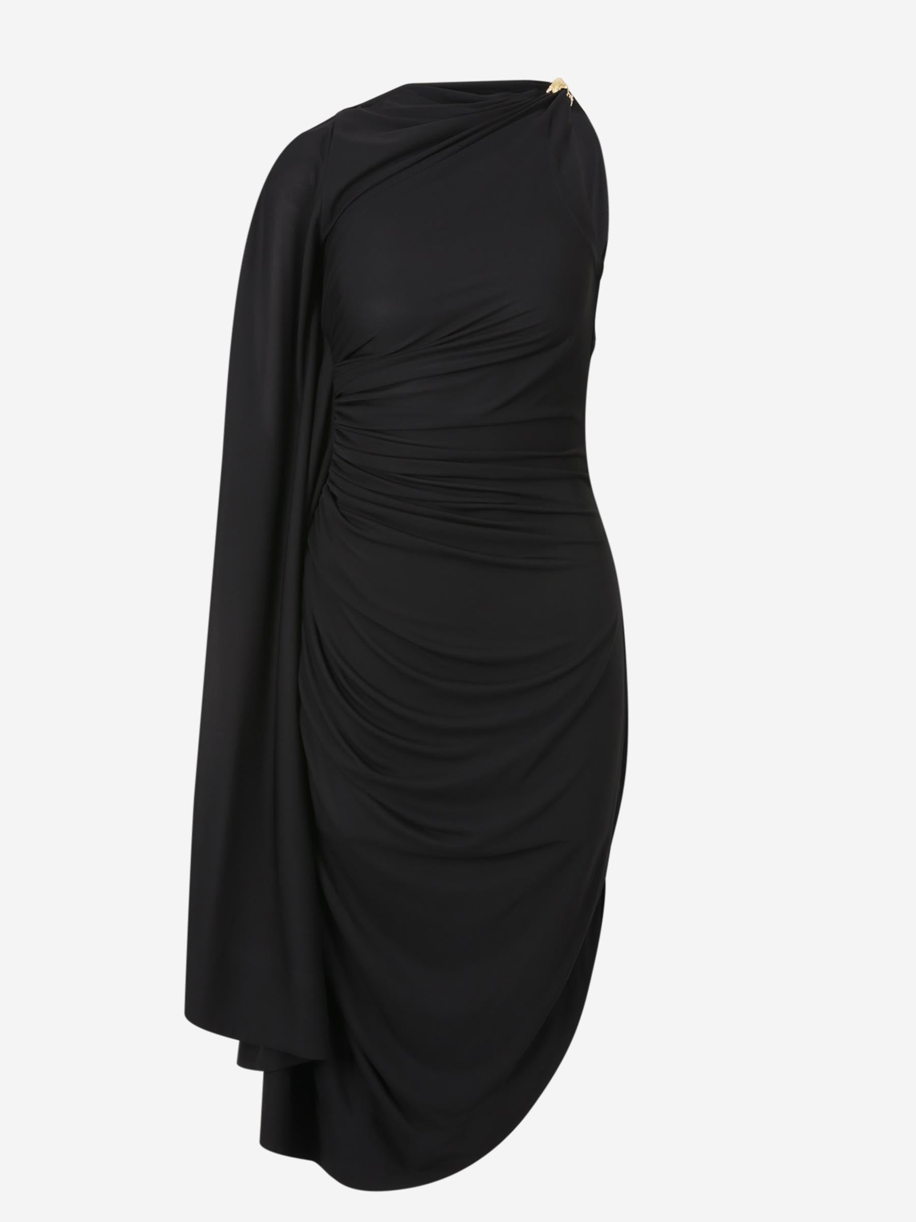 Bottega Veneta Mujer Barcelona Vestido Midi Drapeado color Negro sku 721-000510 01 - Foto 1