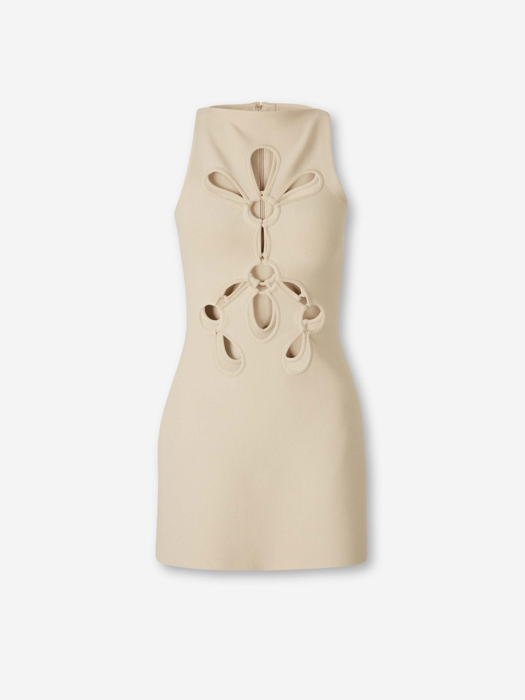 Cult Gaia Mujer Barcelona Vestido Mini Franco color Beige sku 721-000526 01 - Foto 1