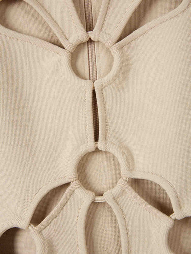 Cult Gaia Mujer Barcelona Vestido Mini Franco color Beige sku 721-000526 01 - Foto 4