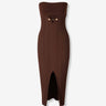 Cult Gaia Mujer Barcelona Vestido Midi Christy color Marrón Oscuro sku 721-000527 01 - Foto 1