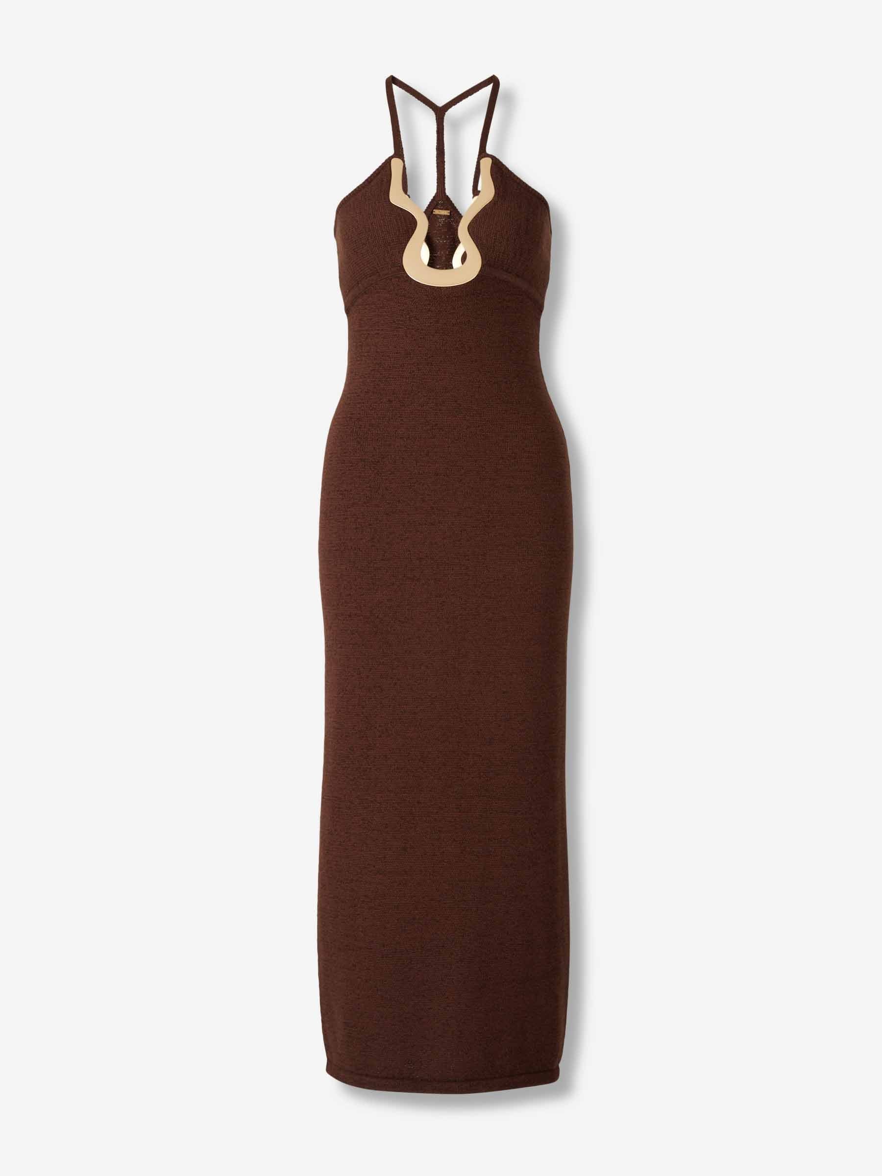 Cult Gaia Mujer Barcelona Vestido Midi Valma color Marrón sku 721-000528 01 - Foto 1