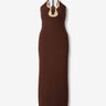 Cult Gaia Mujer Barcelona Vestido Midi Valma color Marrón sku 721-000528 01 - Foto 1