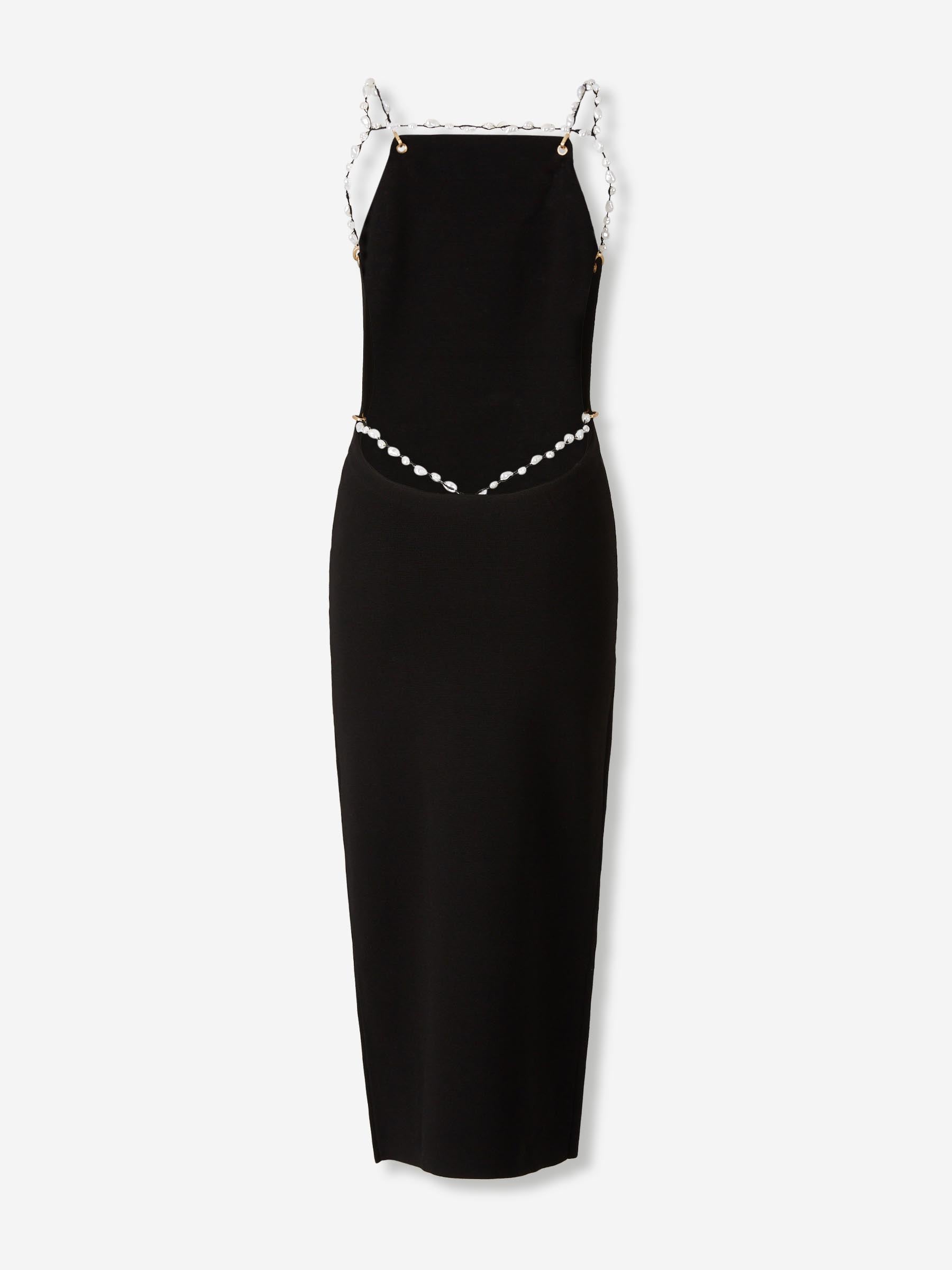 Cult Gaia Mujer Barcelona Falda Midi Cassi color Negro sku 721-000529 01 - Foto 2