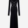 Rabanne Mujer Barcelona Vestido Maxi Ojales color Negro sku 721-000534 01 - Foto 1