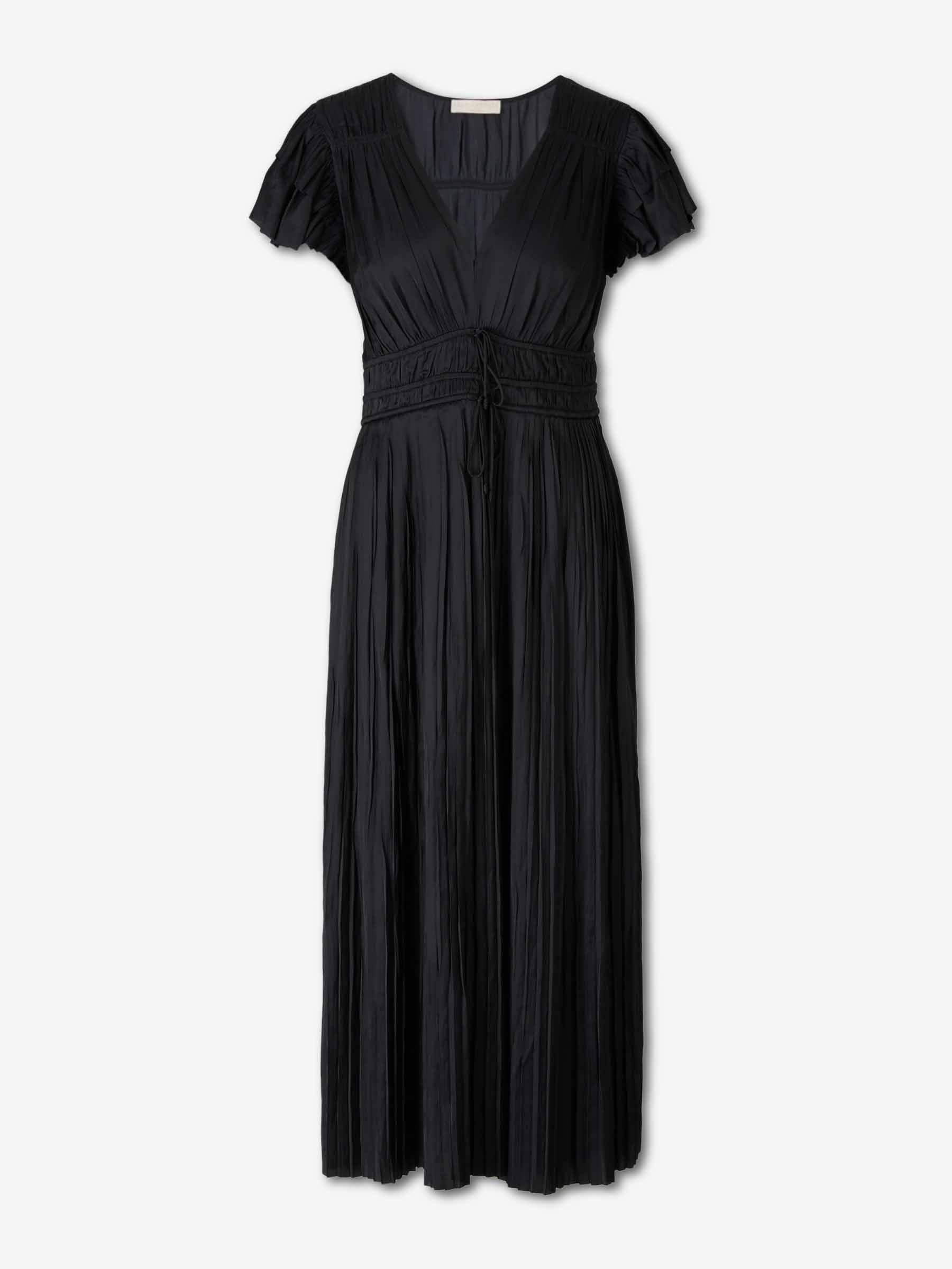 Ulla Johnson Mujer Barcelona Vestido Midi Patrice color Negro sku 721-000539 01 - Foto 1