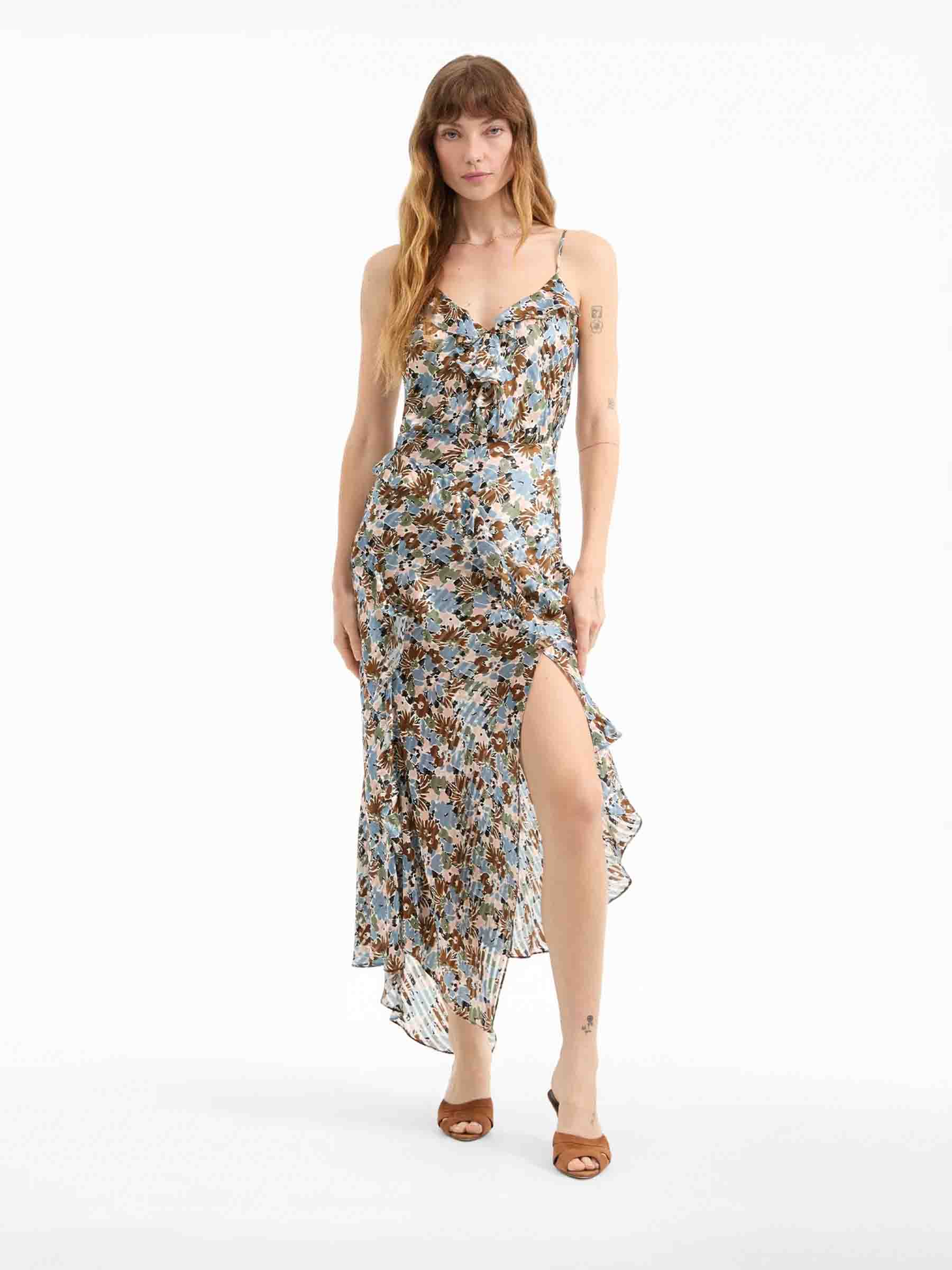 Veronica Beard Mujer Barcelona Vestido Midi Seda Avenel color Floral sku 721-000540 01 - Foto 2