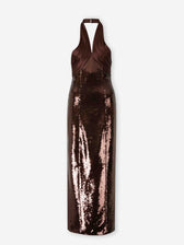 Retrofête Mujer Barcelona Vestido Maxi Tamra color Marrón sku 721-000542 01 - Foto 1
