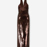 Retrofête Mujer Barcelona Vestido Maxi Tamra color Marrón sku 721-000542 01 - Foto 1