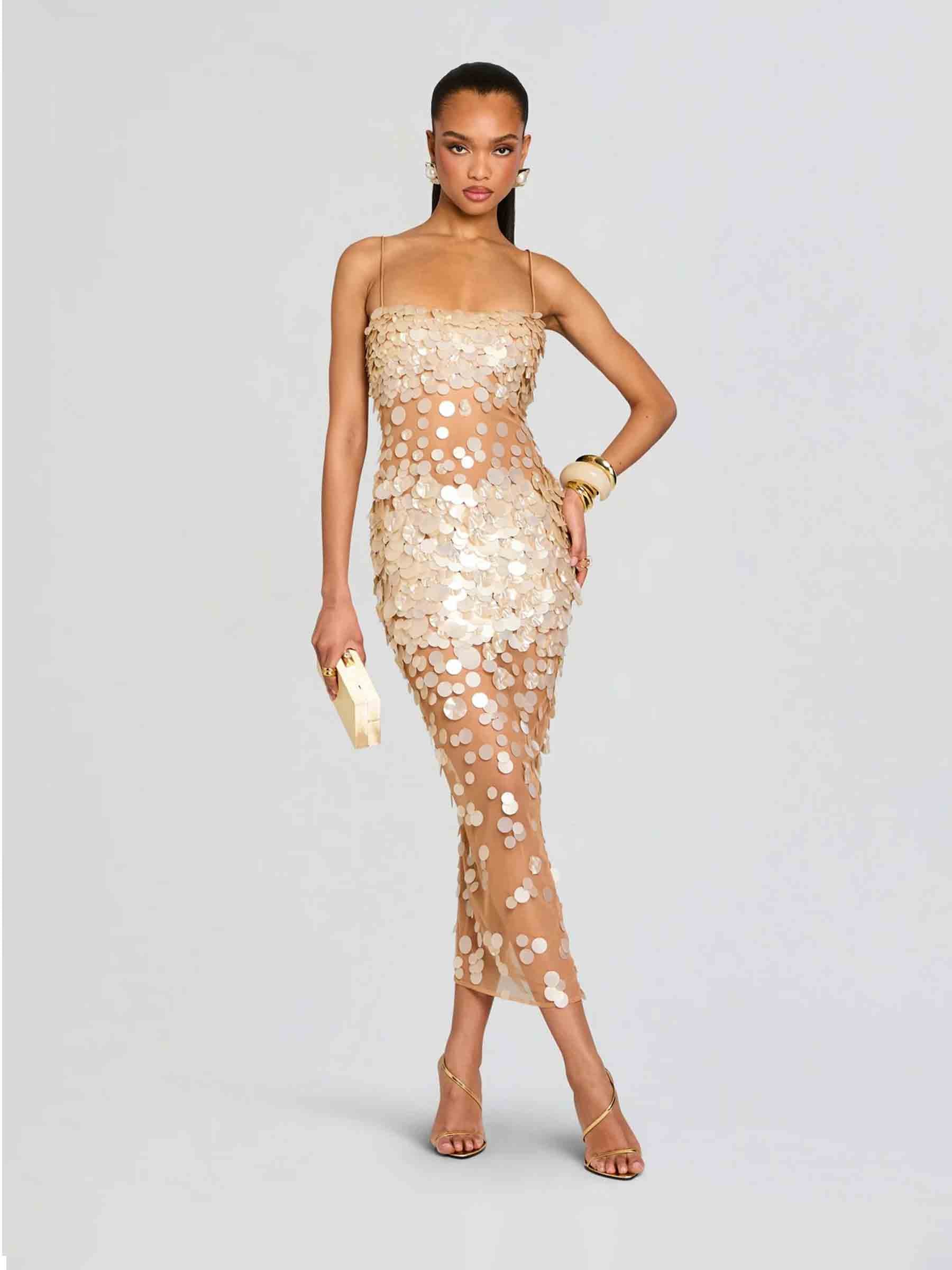 Retrofête Mujer Barcelona Vestido Maxi Mischa color Blanco sku 721-000543 01 - Foto 2