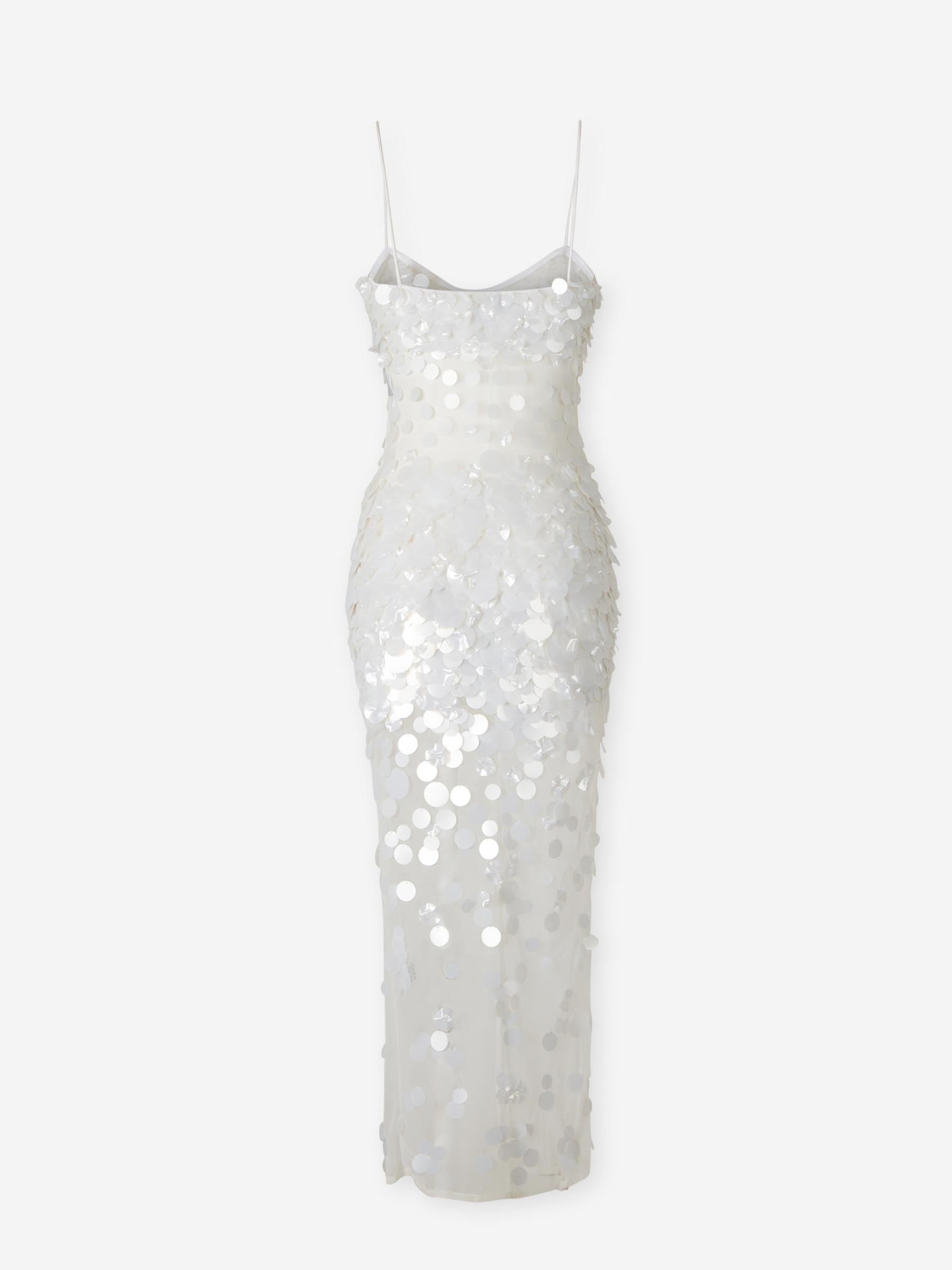 Retrofête Mujer Barcelona Vestido Maxi Mischa color Blanco sku 721-000543 01 - Foto 1