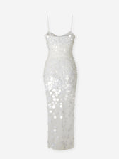 Retrofête Mujer Barcelona Vestido Maxi Mischa color Blanco sku 721-000543 01 - Foto 1