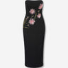 Staud Mujer Barcelona Vestido midi Brooke Dahlia Daydream color Negro sku 721-000555 01 - Foto 1
