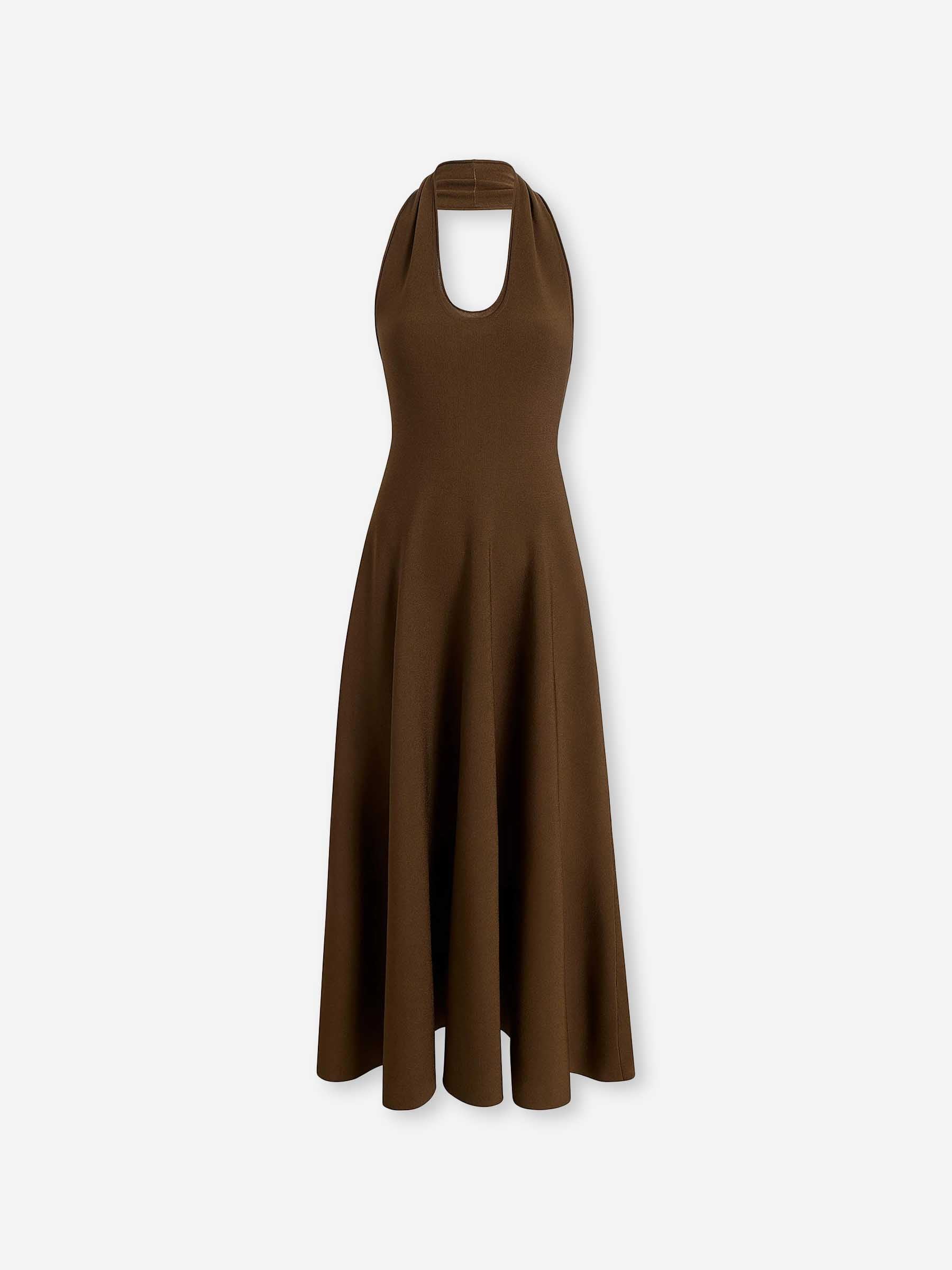 Khaite Mujer Barcelona Vestido Midi Melina color Marrón sku 721-000560 01 - Foto 1
