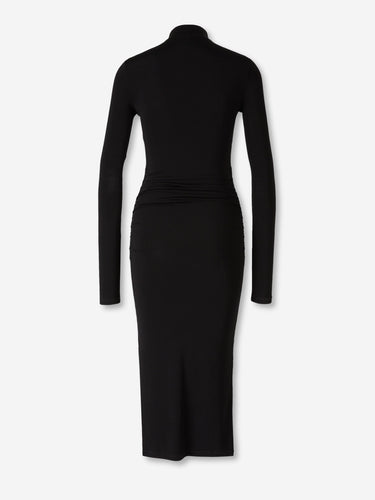 Off-White Mujer Barcelona Vestido Midi Second Skin color Negro sku 721-000568 01 - Foto 2