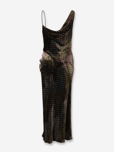 Dries Van Noten Mujer Barcelona Vestido Midi Asimétrico color Multicolor sku 721-000570 01 - Foto 2