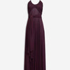 Alaïa Mujer Barcelona Vestido Maxi Cruzado color Burdeos sku 721-000573 01 - Foto 1