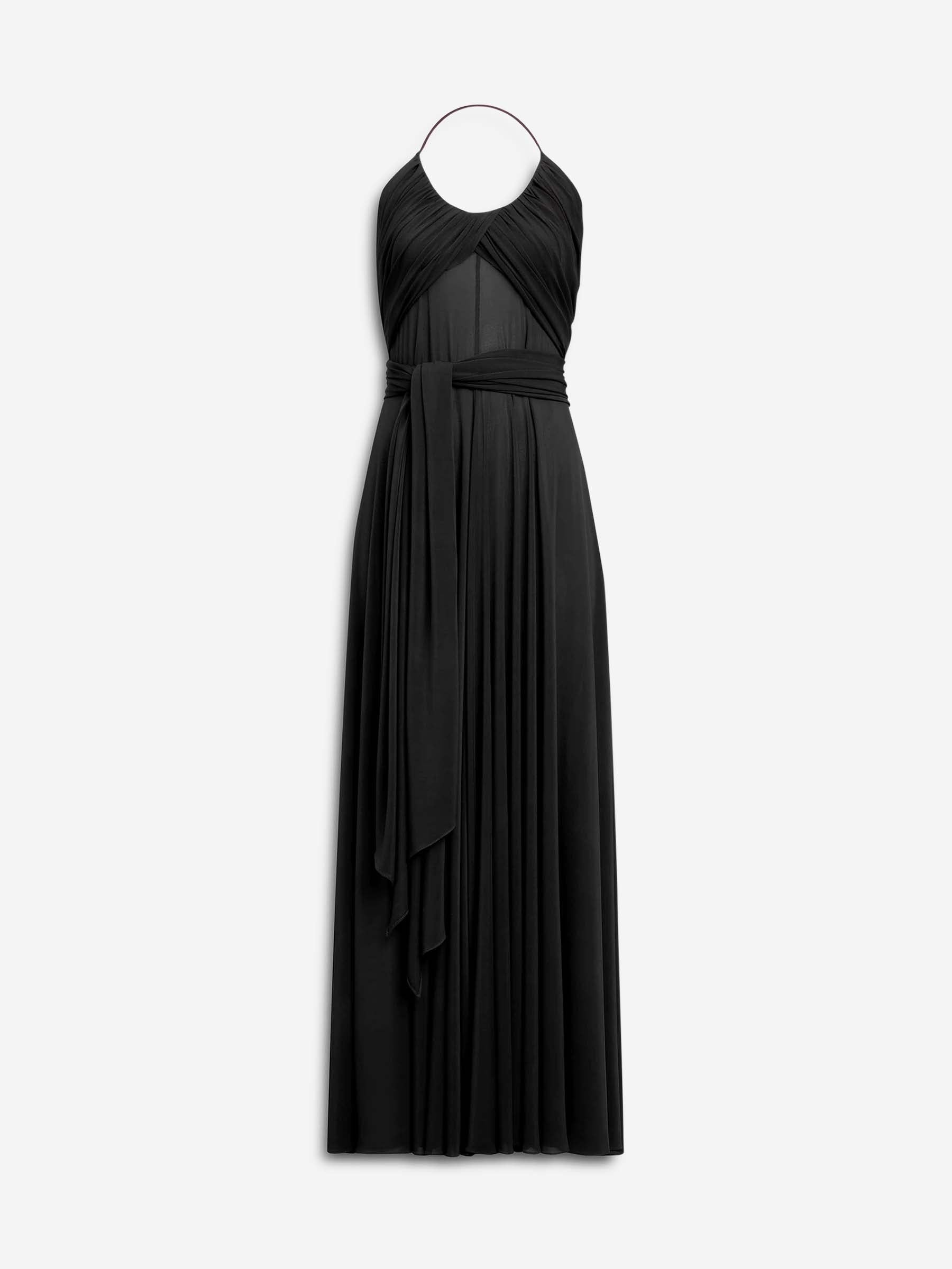 Alaïa Mujer Barcelona Vestido Maxi Cruzado color Negro sku 721-000573 02 - Foto 1