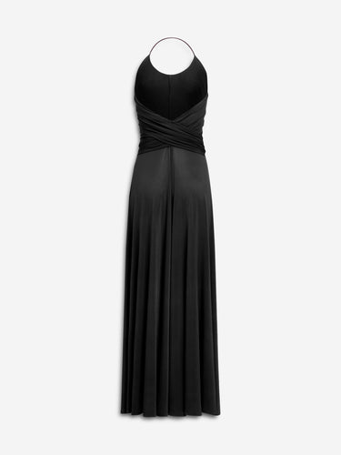 Alaïa Mujer Barcelona Vestido Maxi Cruzado color Negro sku 721-000573 02 - Foto 2