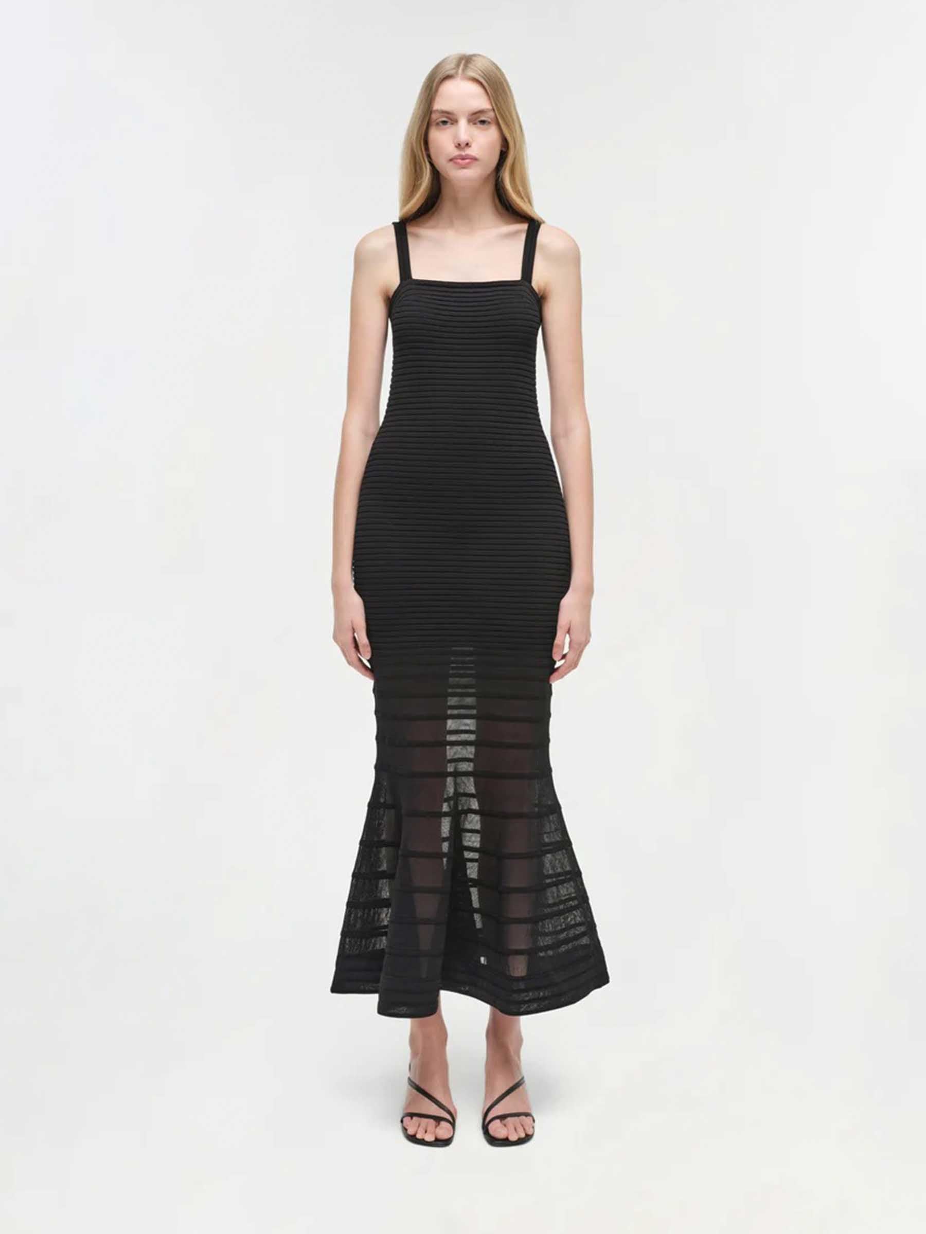 Simkhai Mujer Barcelona Vestido Midi Vallarie color Negro sku 721-000578 01 - Foto 2
