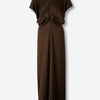 TOTEME Mujer Barcelona Vestido Midi Satén color Marrón Oscuro sku 721-000581 01 - Foto 1