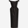Magda Butrym Mujer Barcelona Vestido Midi Algodón color Negro sku 721-000582 01 - Foto 1