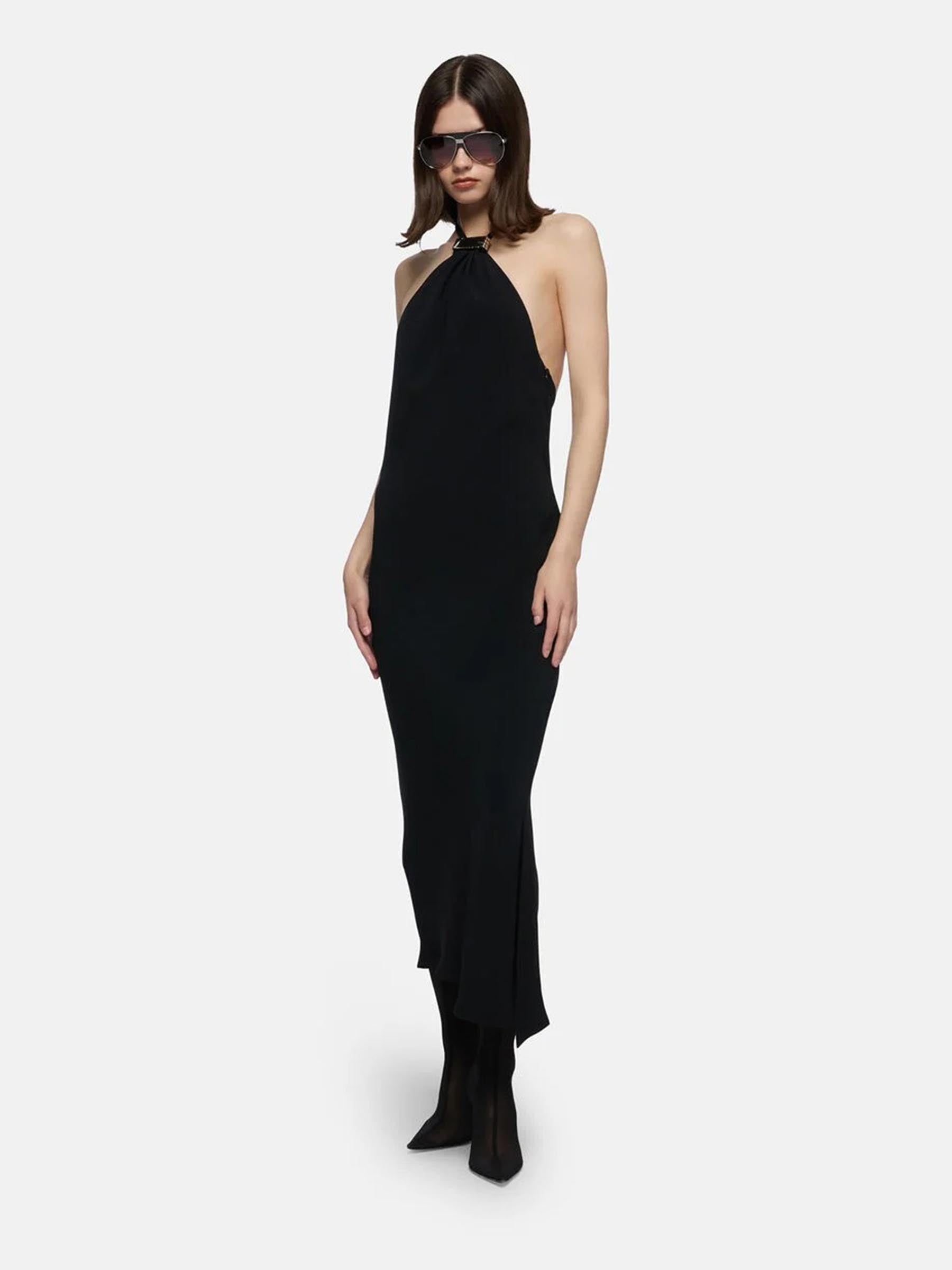 The Attico Mujer Barcelona Vestido Midi Detalle Metálico color Negro sku 721-000585 01 - Foto 2
