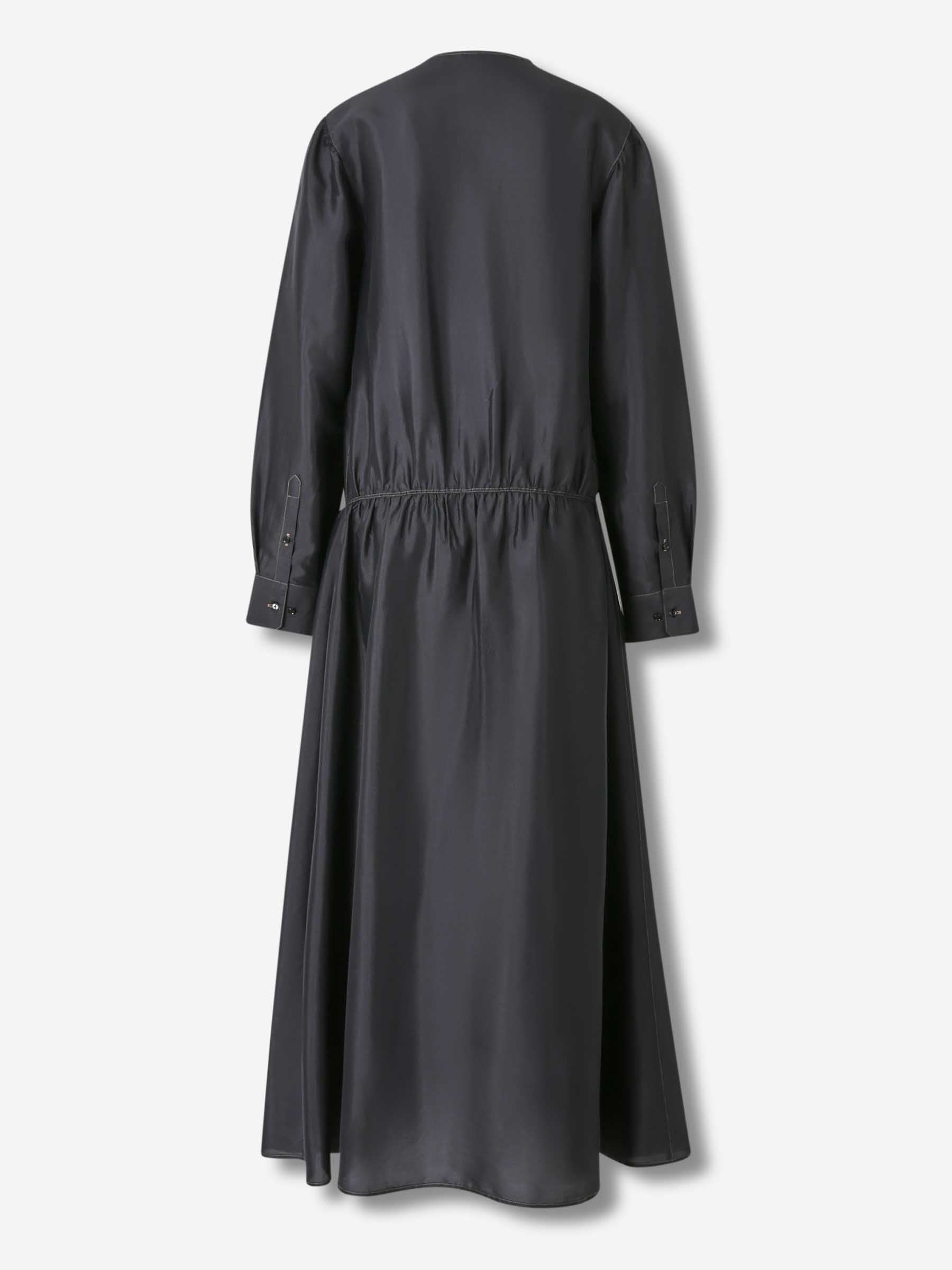 Lemaire Mujer Barcelona Vestido Midi Abotonado color Negro sku 721-000589 01 - Foto 2