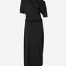 Lemaire Mujer Barcelona Vestido Midi Asimétrico color Negro sku 721-000590 01 - Foto 1