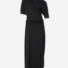 Lemaire Mujer Barcelona Vestido Midi Asimétrico color Negro sku 721-000590 01 - Foto 1