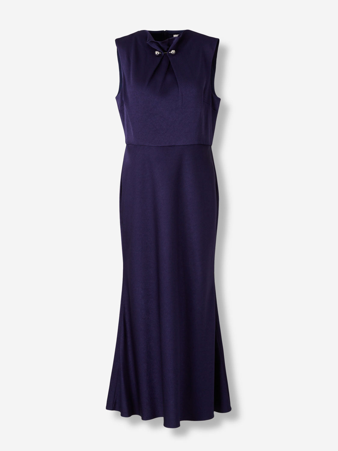 Roland Mouret Mujer Barcelona Vestido Midi Pin color Azul Marino sku 721-000594 01 - Foto 1