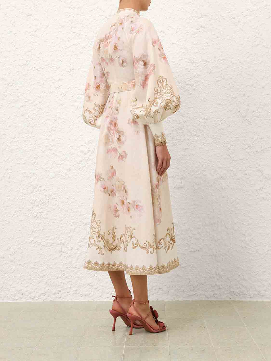 Zimmermann Zimmermann Floral Midi Dress in Barcelona or Shop Online Mujer 721-000595 01 Zimmermann Zimmermann Floral Midi Dress in Barcelona or Shop Online Mujer 721-000595 01
