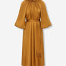 Zimmermann Mujer Barcelona Vestido Midi Seda color Mostaza sku 721-000596 01 - Foto 1