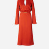 Silvia Tcherassi Mujer Barcelona Vestido Midi Pesaro color Naranja sku 721-000600 01 - Foto 1