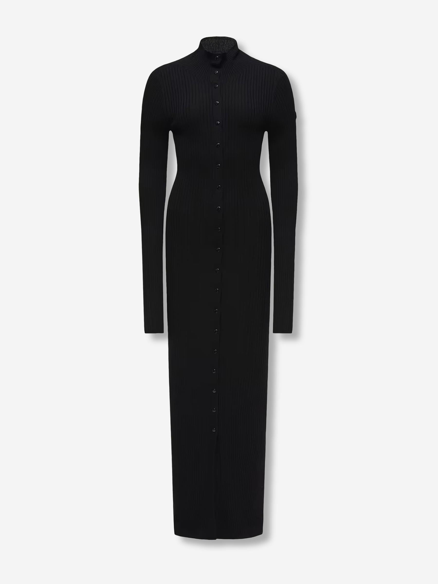 Moncler Genius Edward Enninful Mujer Barcelona Vestido Punto Lana color Negro sku 721-000603 01 - Foto 1