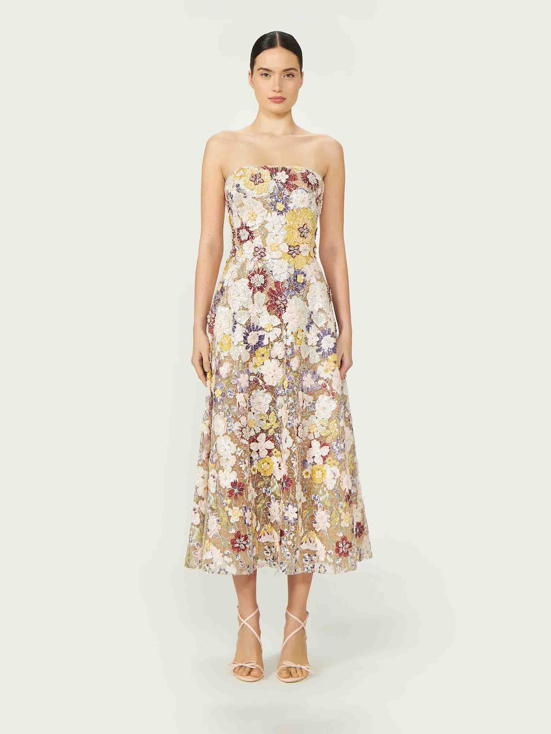 Costarellos Mujer Barcelona Vestido Midi Jassa color Multicolor sku 721-000605 01 - Foto 2