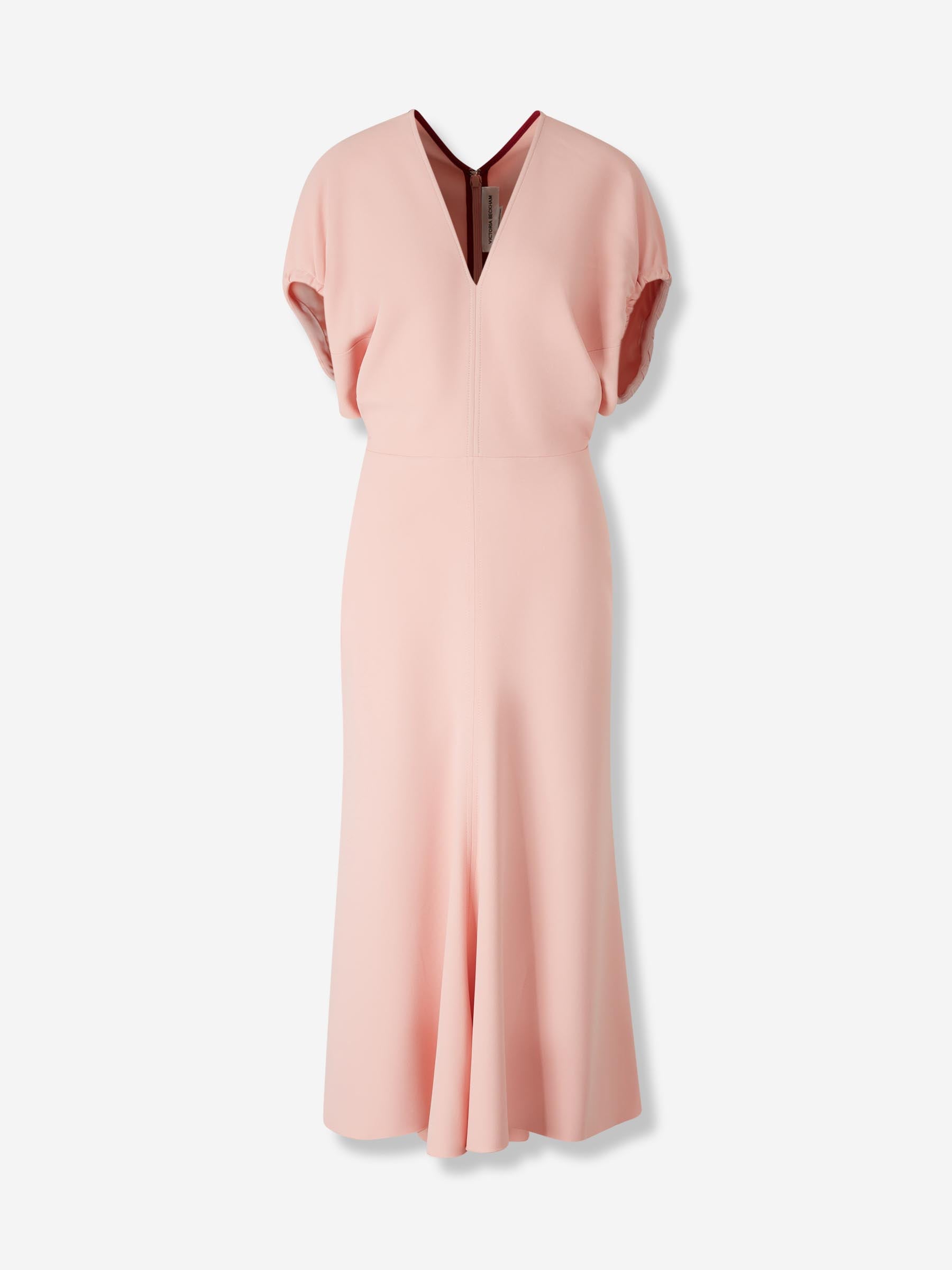 Victoria Beckham Mujer Barcelona Vestido Midi Blusón color Rosa sku 721-000608 01 - Foto 1