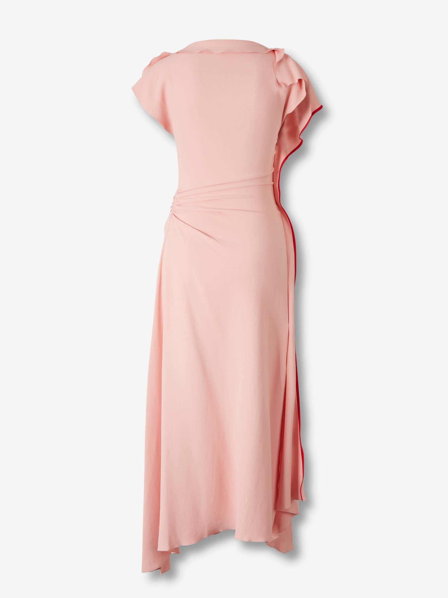 Victoria Beckham Mujer Barcelona Vestido Volantes Midi color Rosa Chicle sku 721-000609 01 - Foto 2
