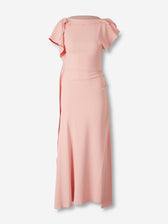 Victoria Beckham Mujer Barcelona Vestido Volantes Midi color Rosa Chicle sku 721-000609 01 - Foto 1