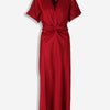 Victoria Beckham Mujer Barcelona Vestido Midi Fruncido color Rojo sku 721-000610 01 - Foto 1