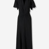 Victoria Beckham Mujer Barcelona Vestido Crepé Midi color Negro sku 721-000611 01 - Foto 1