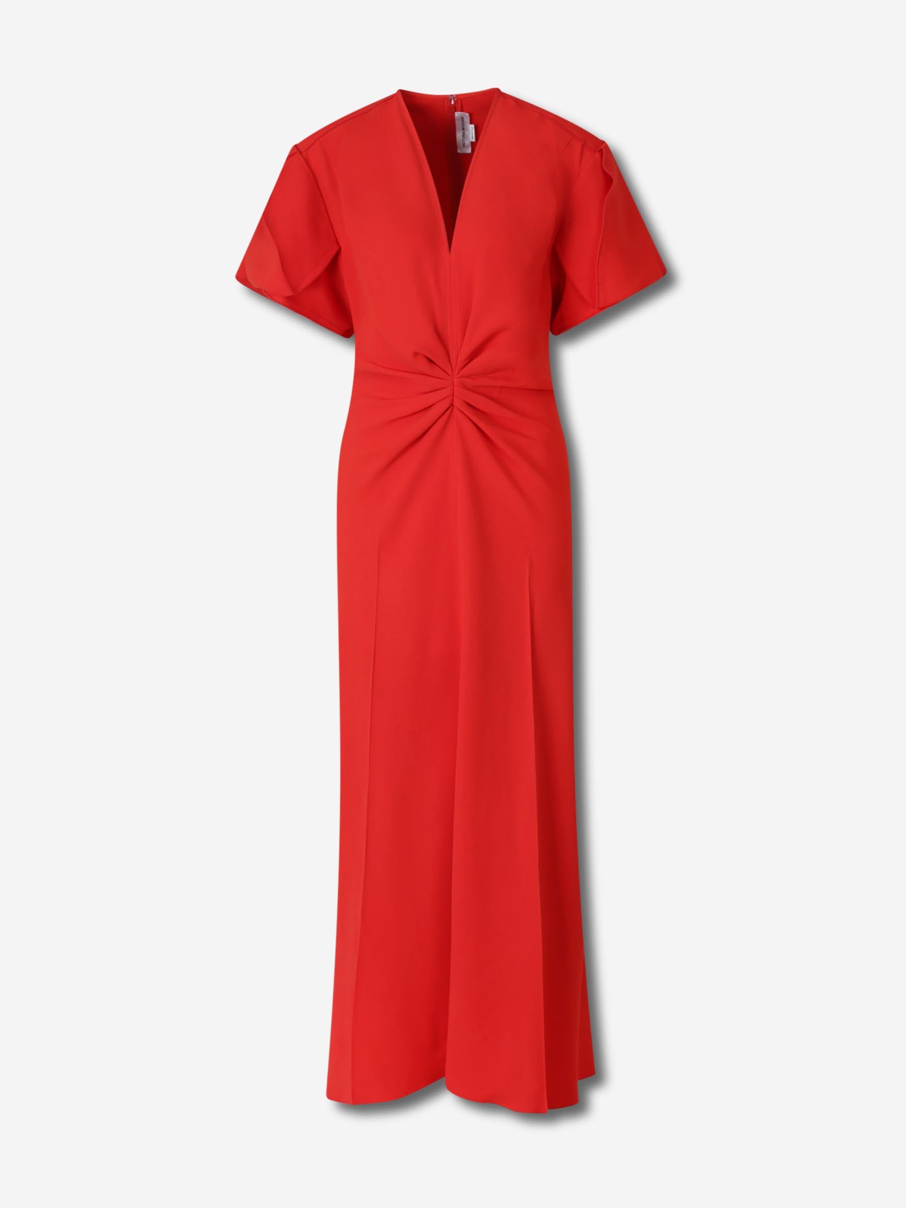 Victoria Beckham Mujer Barcelona Vestido midi color Rojo sku 721-000612 01 - Foto 1