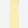 Givenchy Mujer Barcelona Vestido Midi Drapeado color Amarillo Claro sku 721-000613 01 - Foto 1