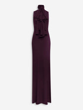 Alaïa Mujer Barcelona Vestido Maxi Lazo color Burdeos sku 721-000615 01 - Foto 1