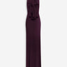 Alaïa Mujer Barcelona Vestido Maxi Lazo color Burdeos sku 721-000615 01 - Foto 1