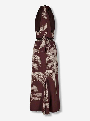 Johanna Ortiz Mujer Barcelona Vestido Midi Encanto Invernal color Marrón Oscuro sku 721-000620 01 - Foto 3