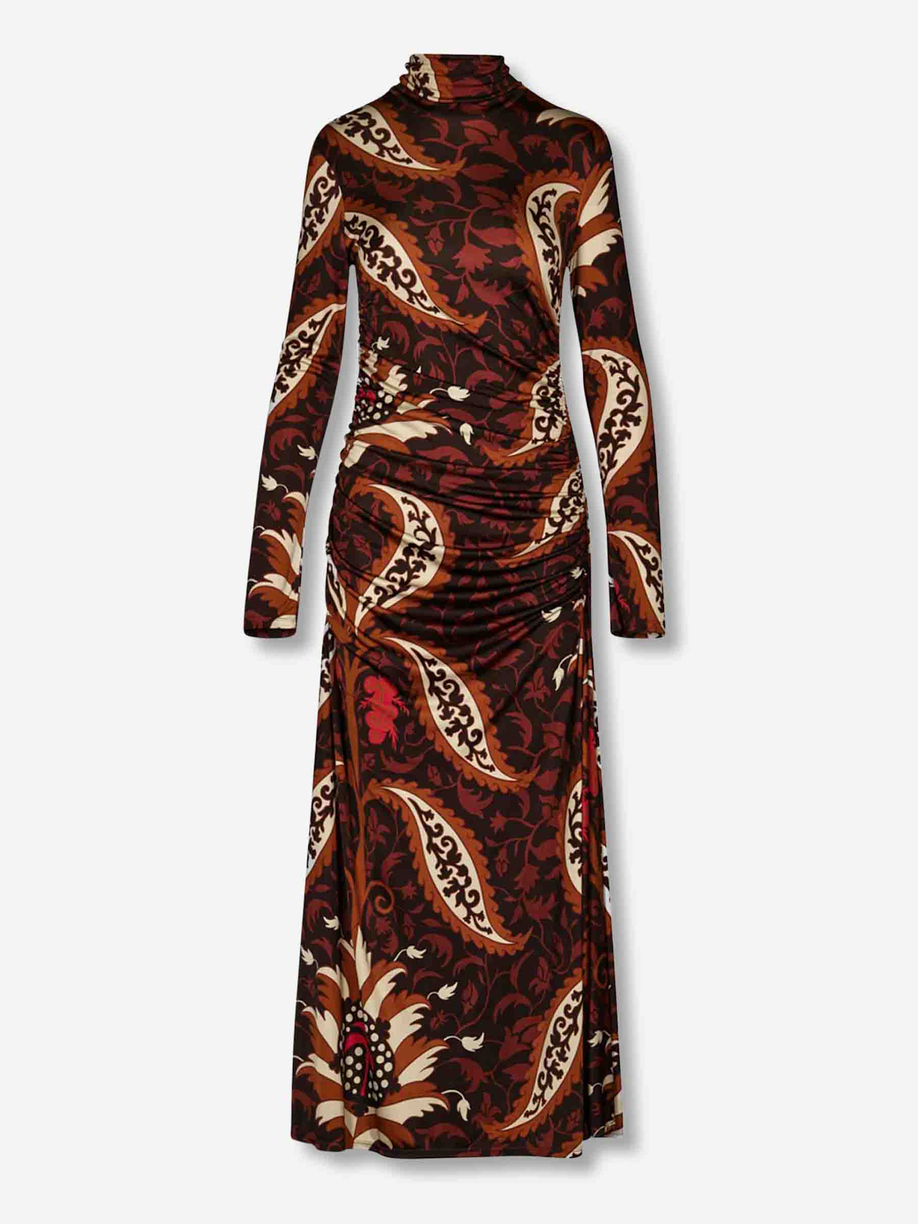 Johanna Ortiz Mujer Barcelona Vestido Maxi Start Point color Burdeos sku 721-000621 01 - Foto 1