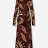 Johanna Ortiz Mujer Barcelona Vestido Maxi Start Point color Burdeos sku 721-000621 01 - Foto 1