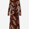 Johanna Ortiz Mujer Barcelona Vestido Maxi Start Point color Burdeos sku 721-000621 01 - Foto 1