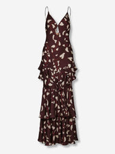Johanna Ortiz Mujer Barcelona Vestido Maxi Reinterpretation color Marrón Oscuro sku 721-000622 01 - Foto 1