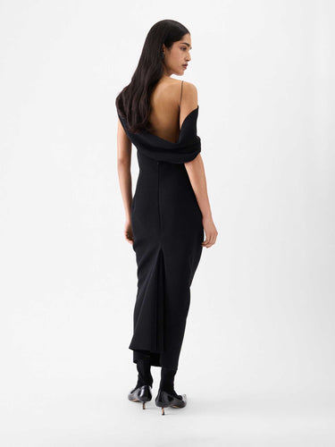 Jacquemus Mujer Barcelona Vestido Maxi Pesce color Negro sku 721-000625 01 - Foto 3